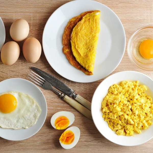Nhiều chất dinh dưỡng trong trứng
