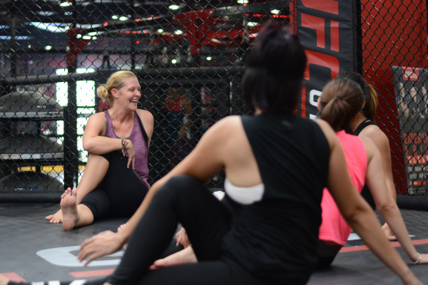Inside Fight Fit class at UFC Gym