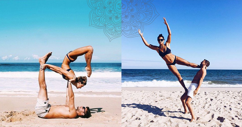 Những bức ảnh đẹp về ảnh yoga đôi nam nữ cho người mới tập