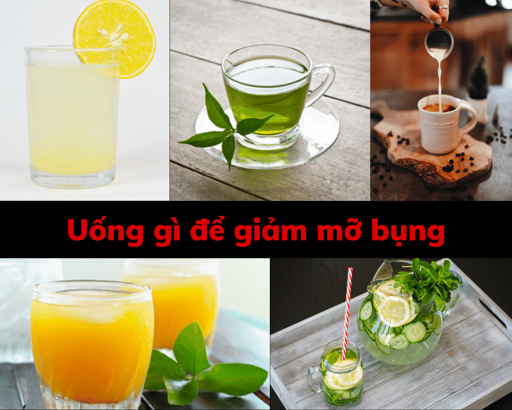 Cách uống gì để giảm mỡ bụng tại nhà 